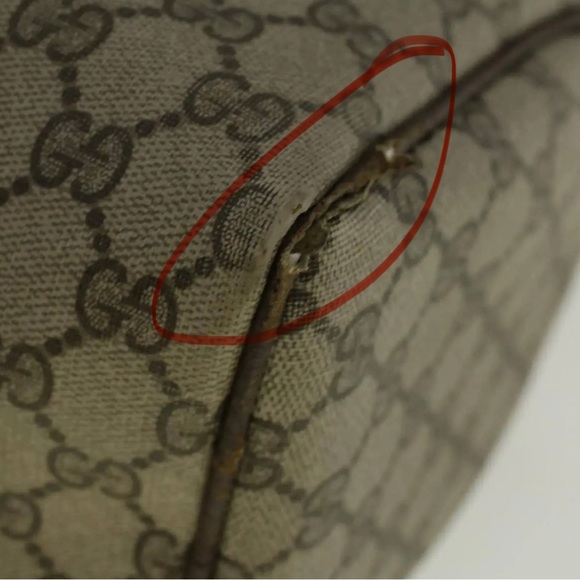 #7 Gucci GG Canvas Boston Bag Preloved Used - LIVE SHOW! - Picture 16 of 16